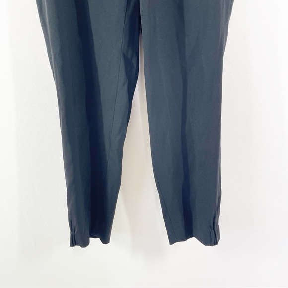 The Reset R Label Black Jogger Pants Size M Tapered Pull On Casual - Picture 2 of 9